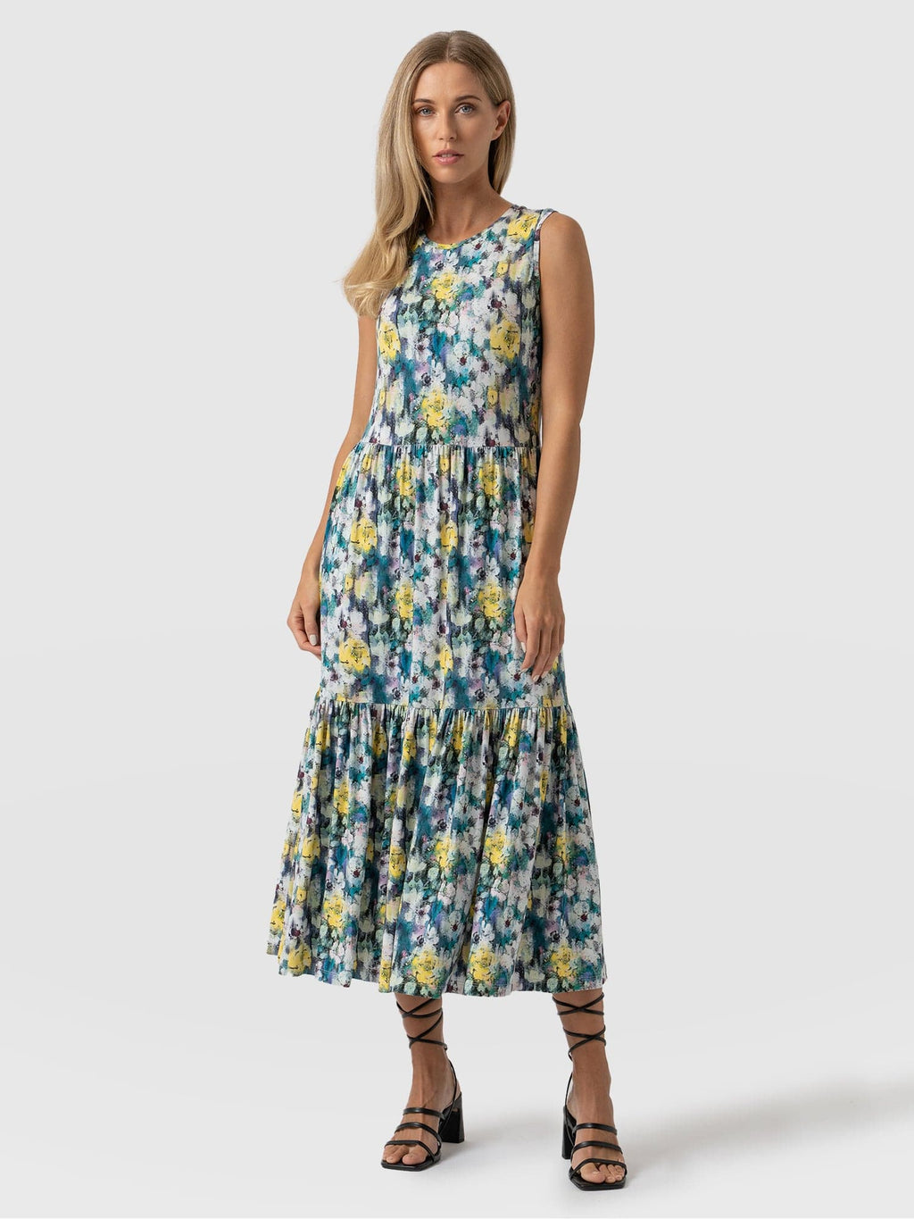 Greenwich Dress Misty Floral - Women's Dresses