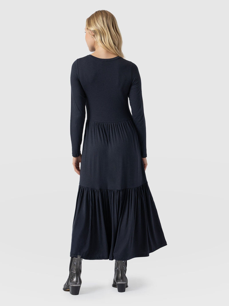 Greenwich Dress Long Sleeve - Navy