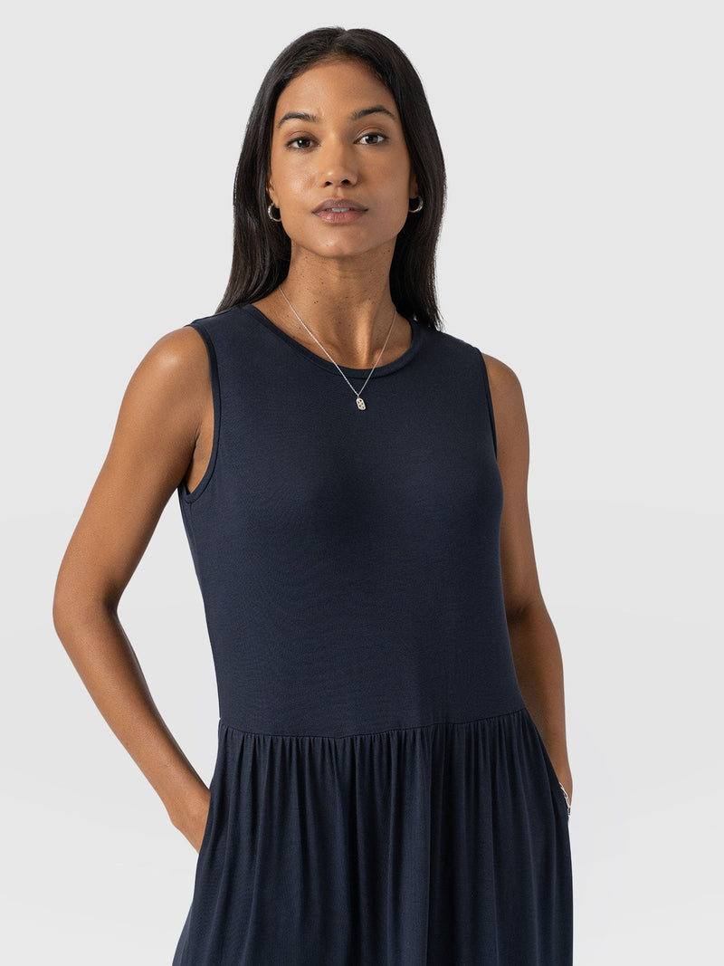 Greenwich Dress - Navy