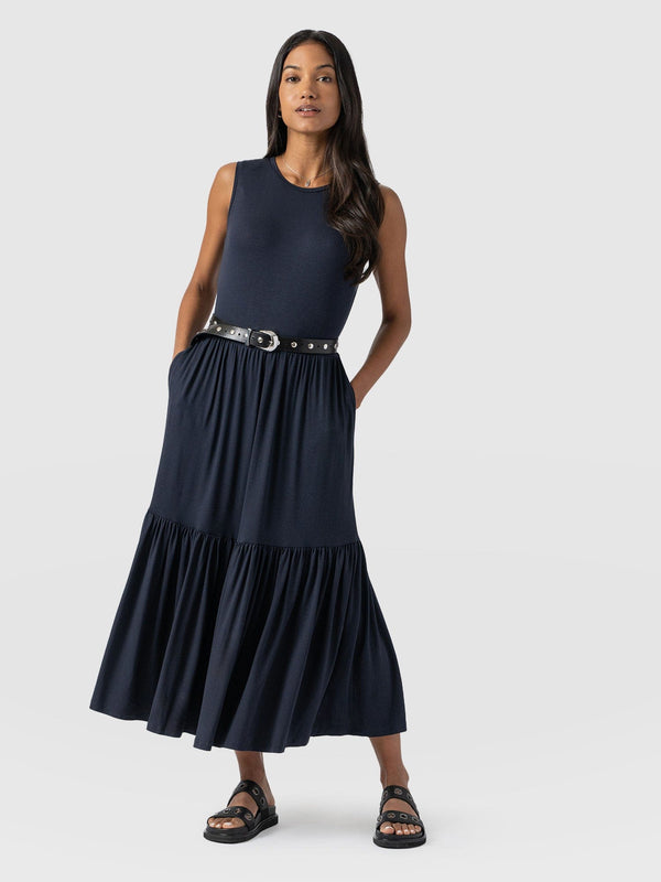 Greenwich Dress - Navy