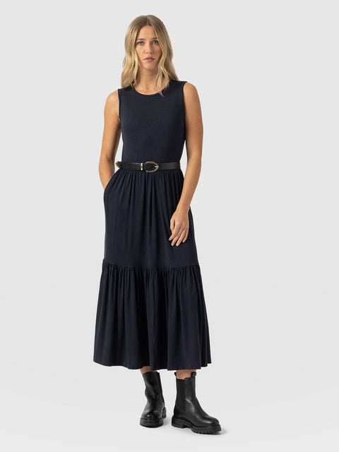 Greenwich Dress Navy - Women's Dresses | Saint + Sofia® UK
