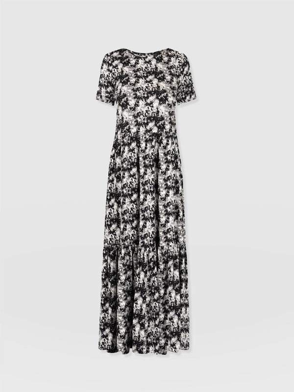 Greenwich Dress Short Sleeve - Black Pixel