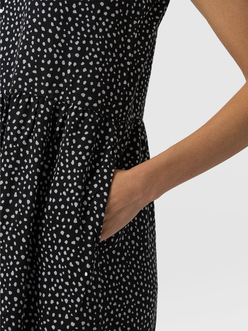 Greenwich Dress Spot Print - Women's Dresses | Saint + Sofia® UK