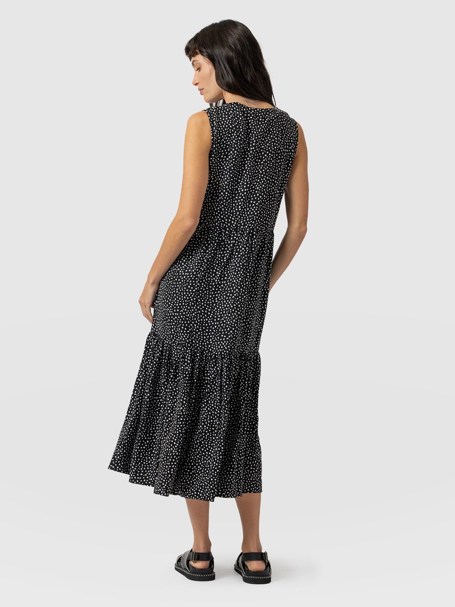 Greenwich Dress Spot Print - Women's Dresses | Saint + Sofia® UK