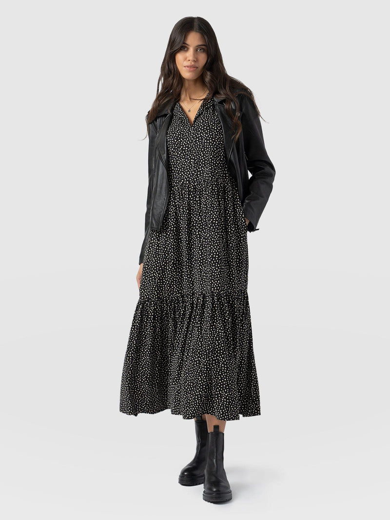 Greenwich Dress - Black Spot