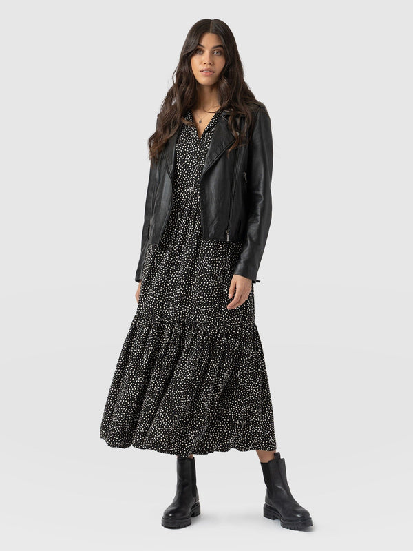 Greenwich Dress - Black Spot