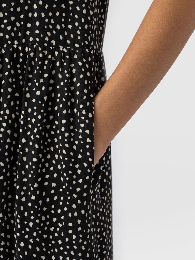 Greenwich Dress - Black Spot