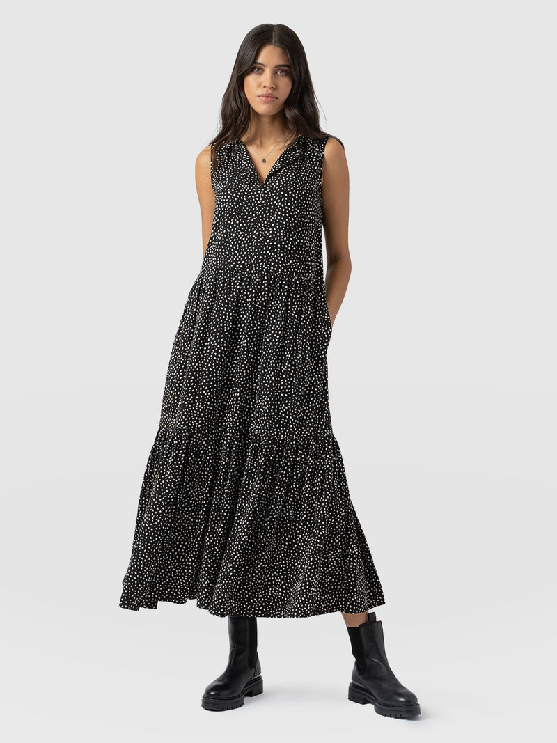 Greenwich Dress - Black Spot