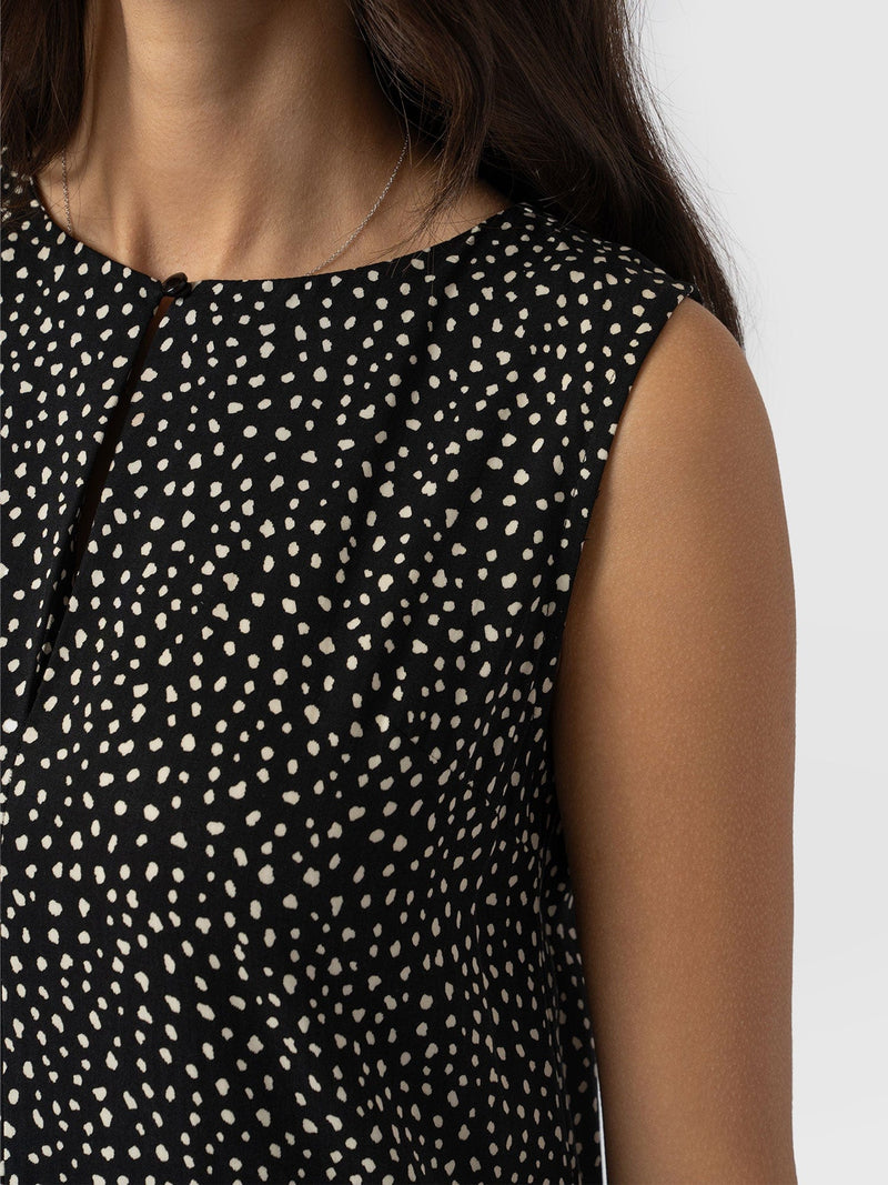 Greenwich Dress - Black Spot