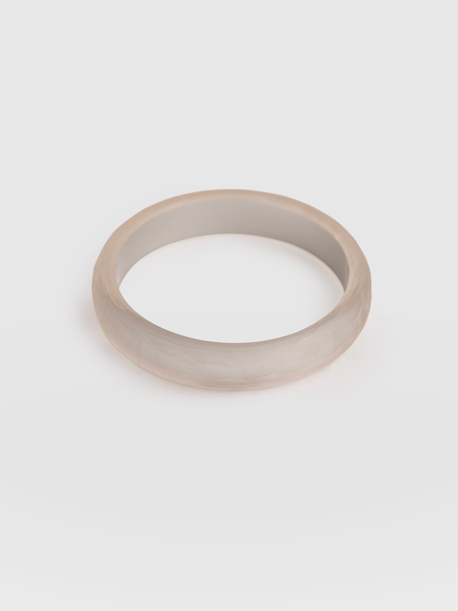 Hammered Bangle - Champagne