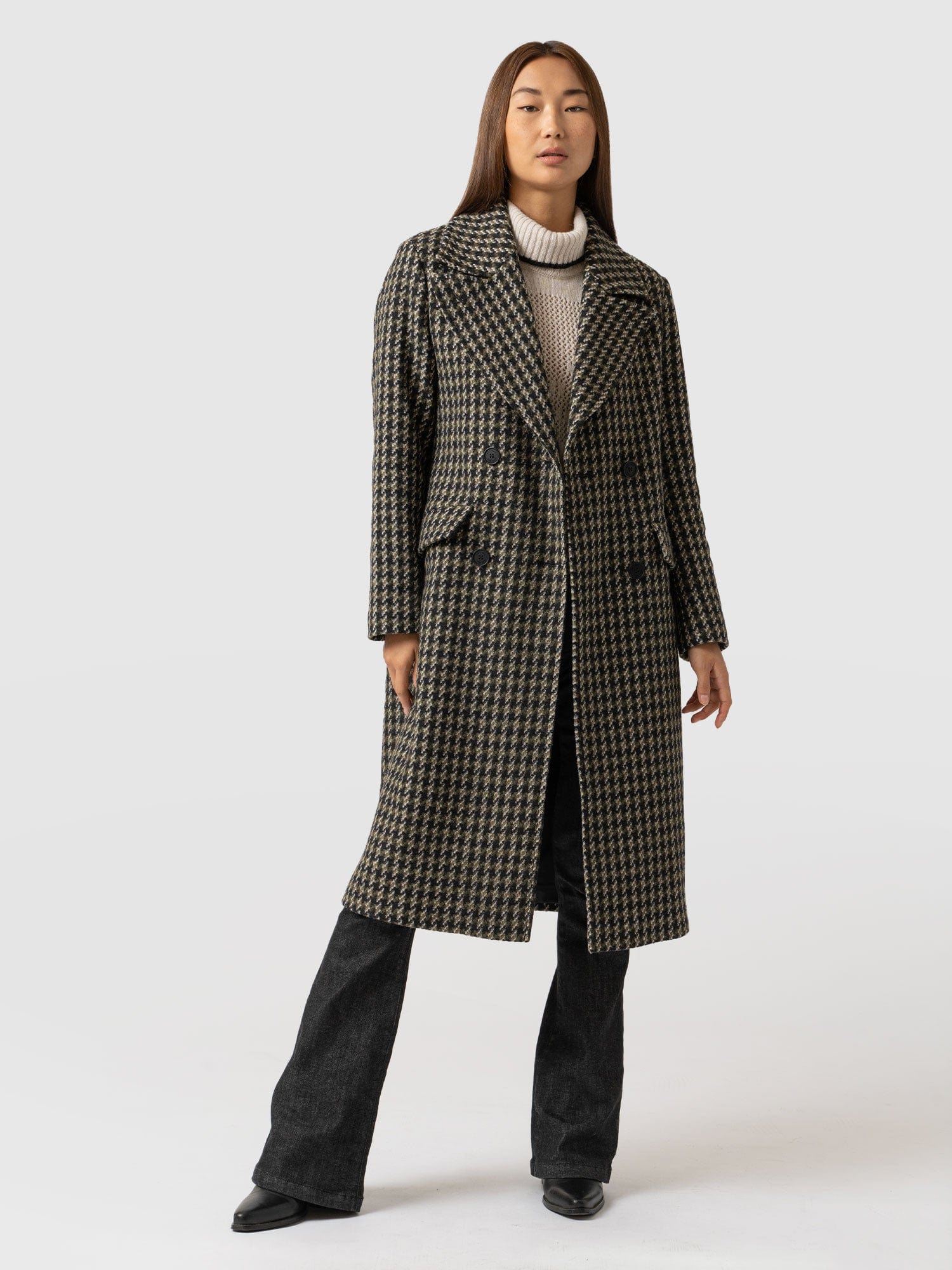 Houndstooth 2025 coat uk