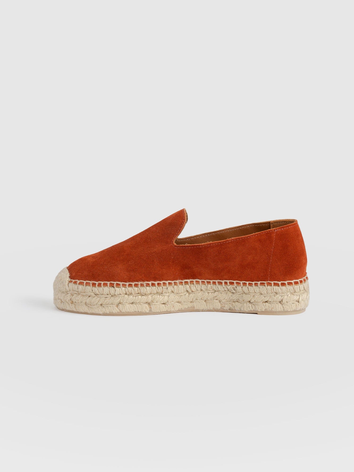 Hampton Espadrilles - Burnt Orange Suede