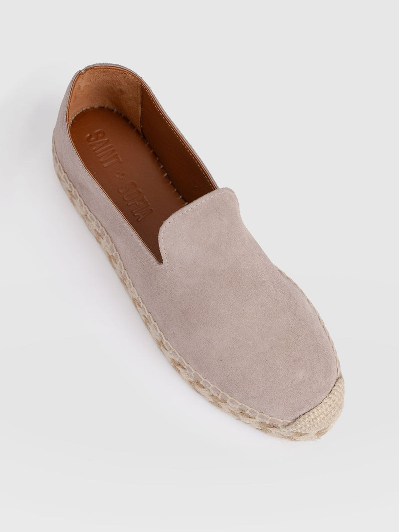 Hampton Espadrilles - Sand Suede - Women's Shoes | Saint + Sofia® UK