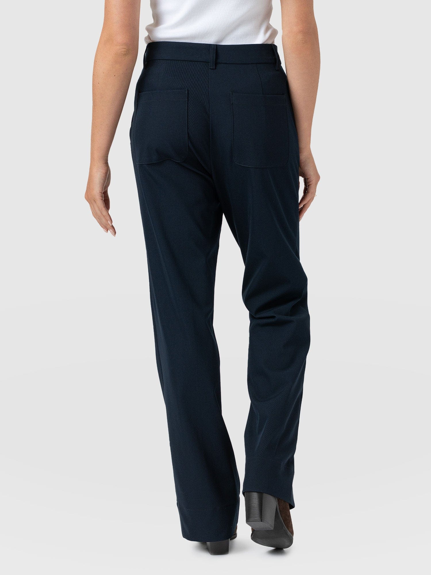 Harlow Straight Leg Pant - Navy