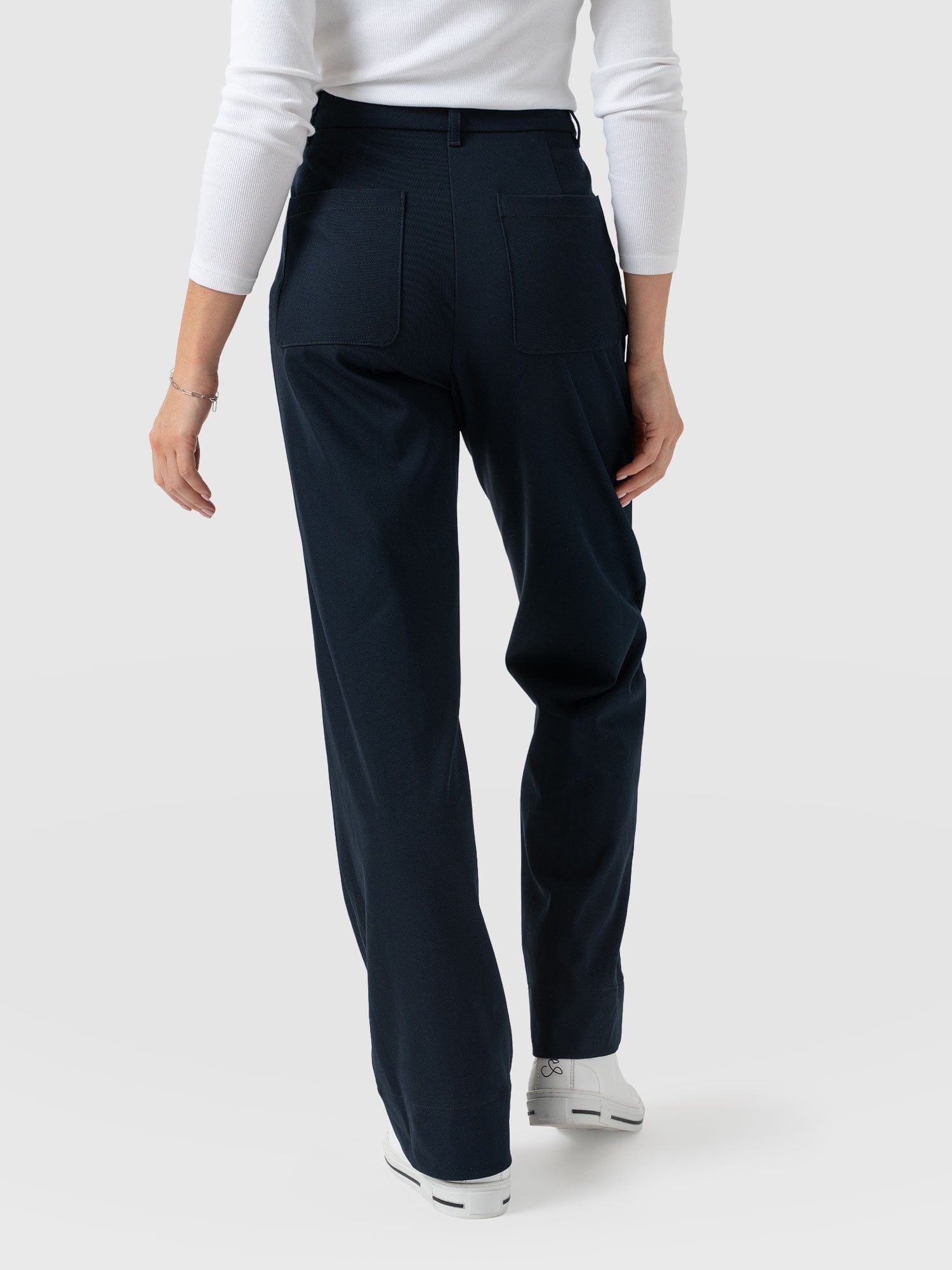 Harlow Straight Leg Pant - Navy