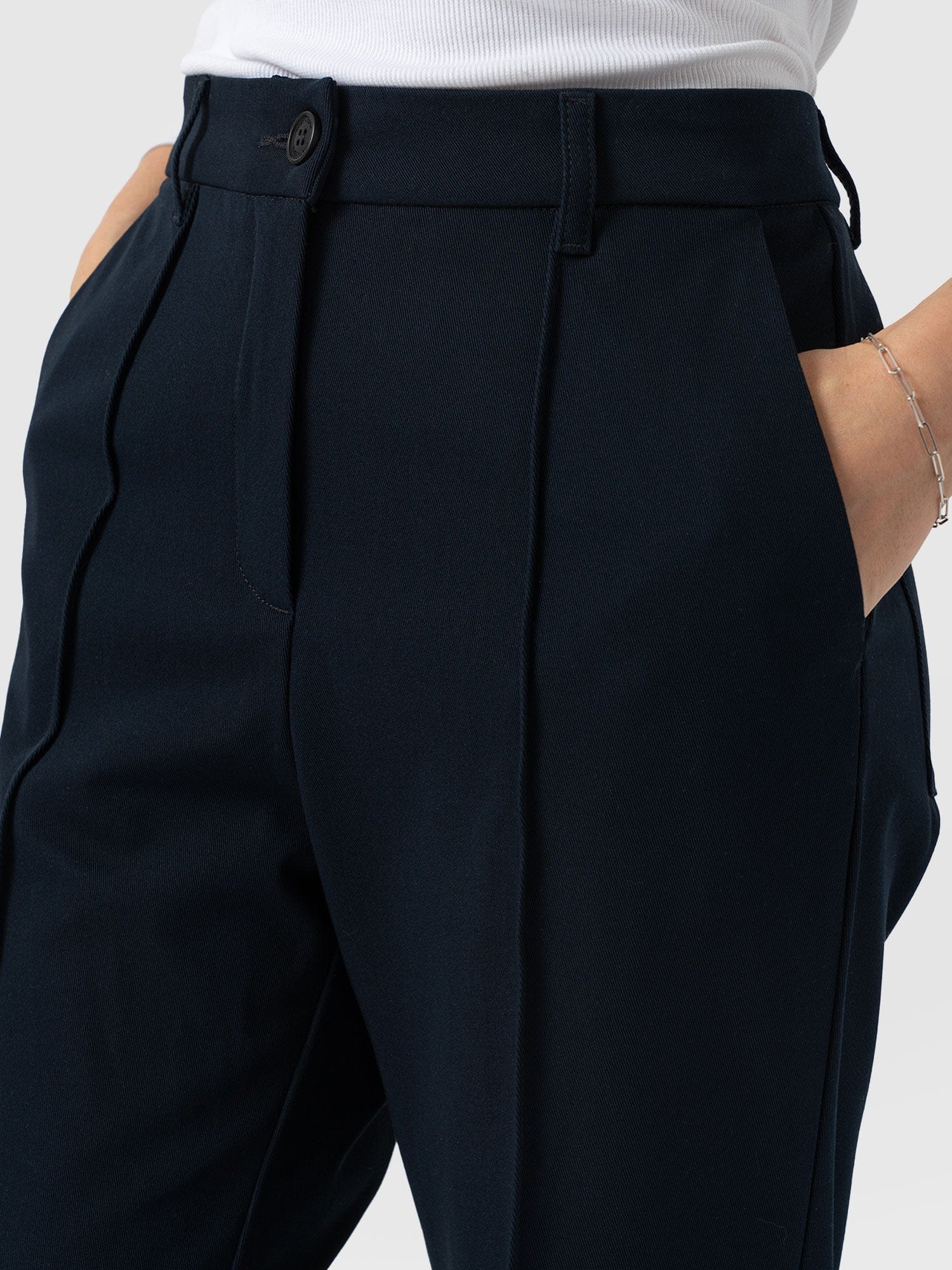 Harlow Straight Leg Pant - Navy