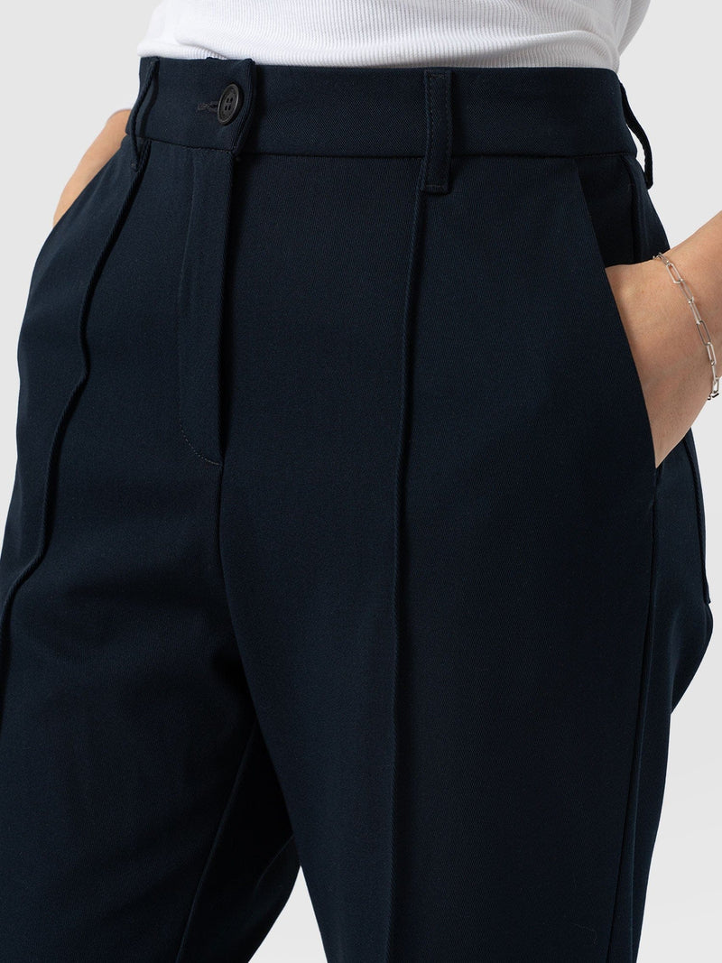 Harlow Straight Leg Pant - Navy