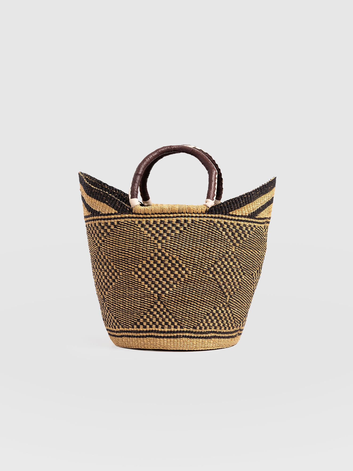 Heidi Large Basket Bag - Navy