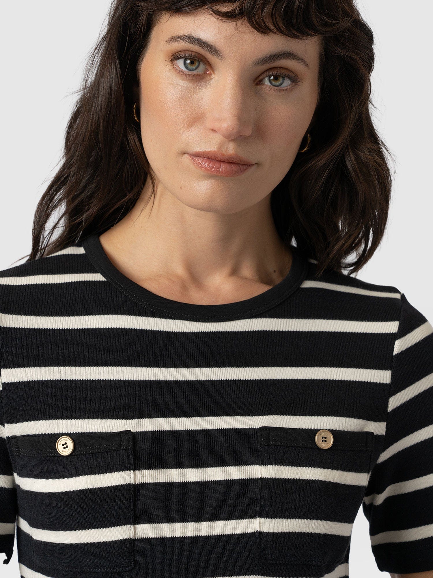 Helena Tee Stripe - Women's T-Shirts | Saint + Sofia® UK
