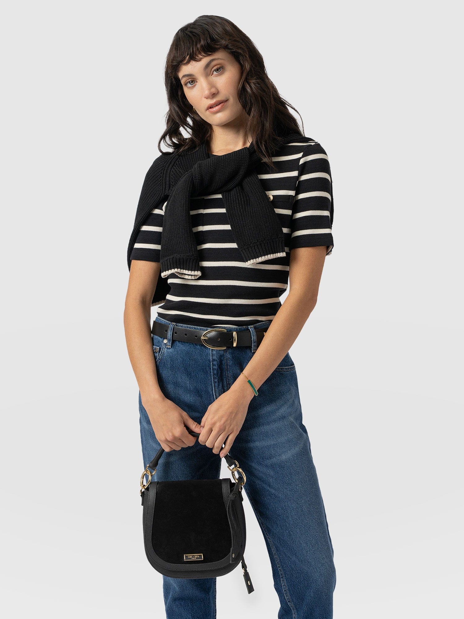 Helena Tee Stripe - Women's T-Shirts | Saint + Sofia® UK
