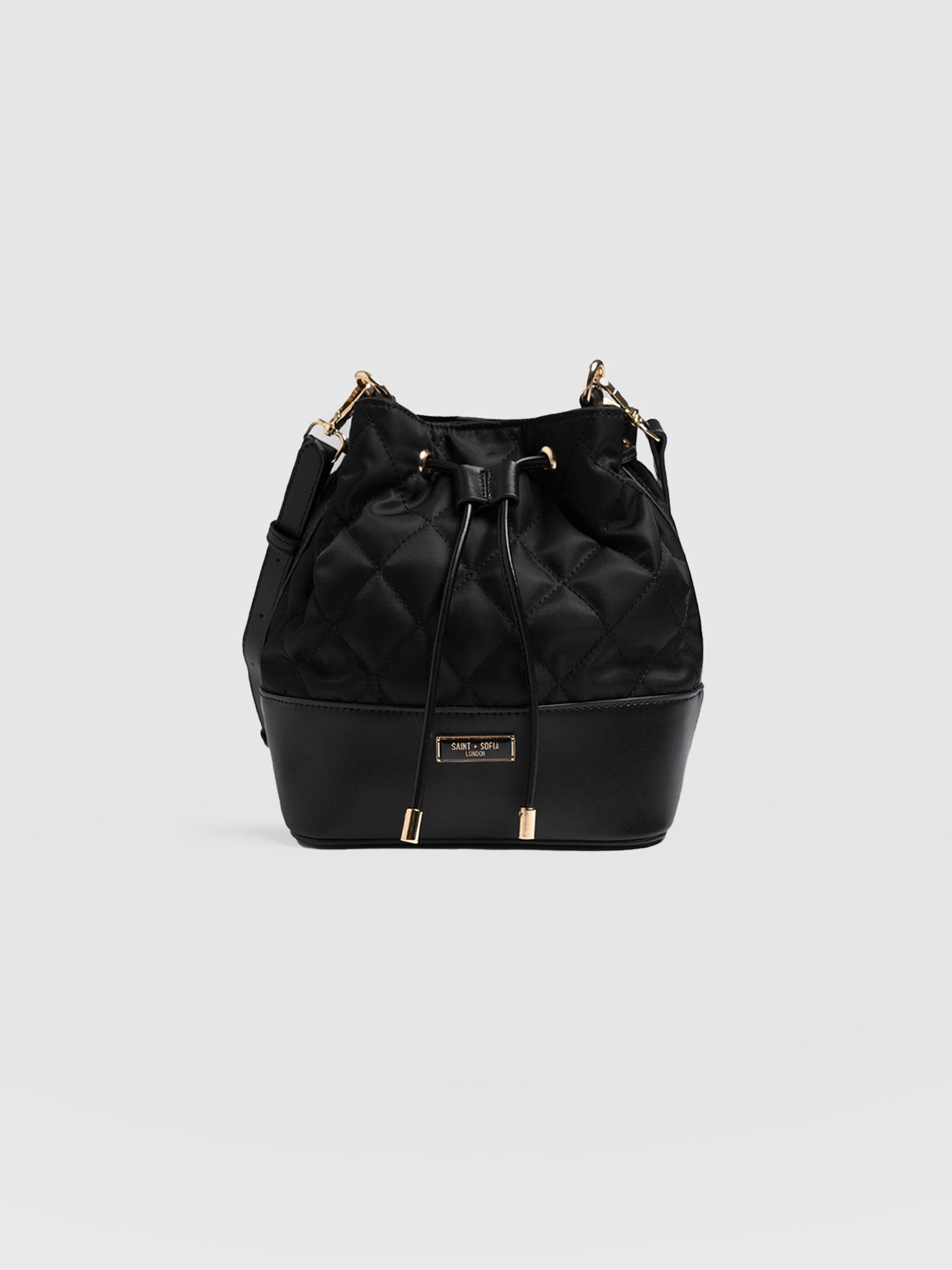 Henley Small Bucket Bag - Black Nylon