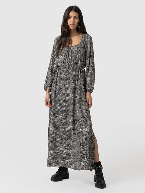 Henrietta Dress Monochrome Gothica - Women's Dresses | Saint + Sofia® UK