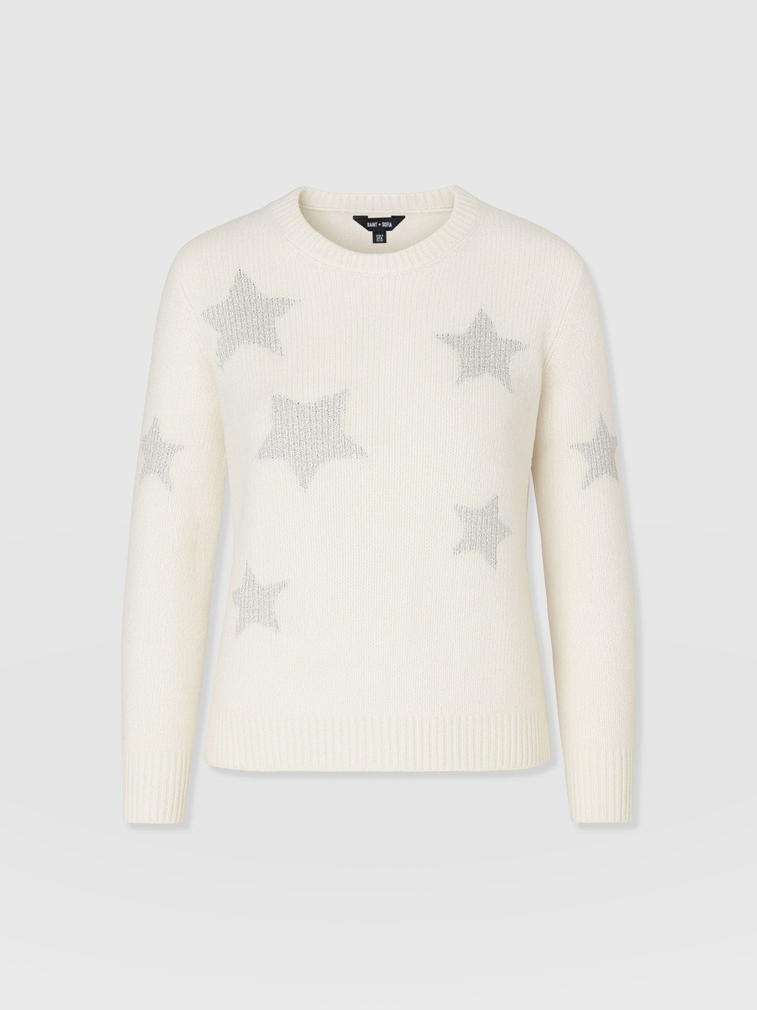 Indy Star Jumper - Cream - Women's Jumpers | Saint + Sofia® UK