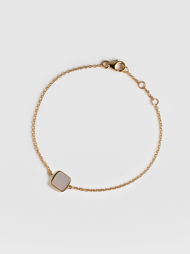 Iridescence Square Bracelet - Gold