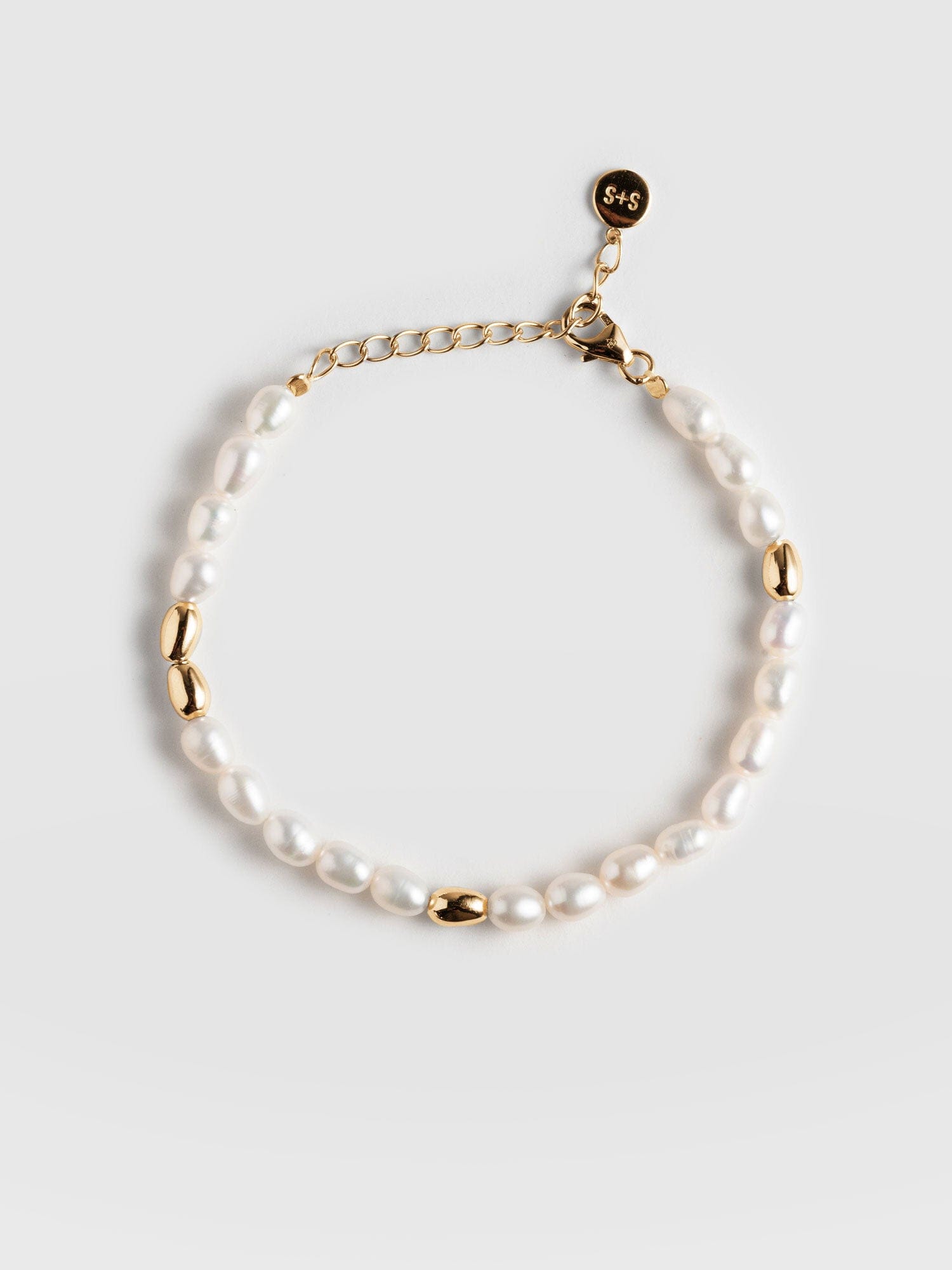 Jacqueline Pearl Bracelet - Gold