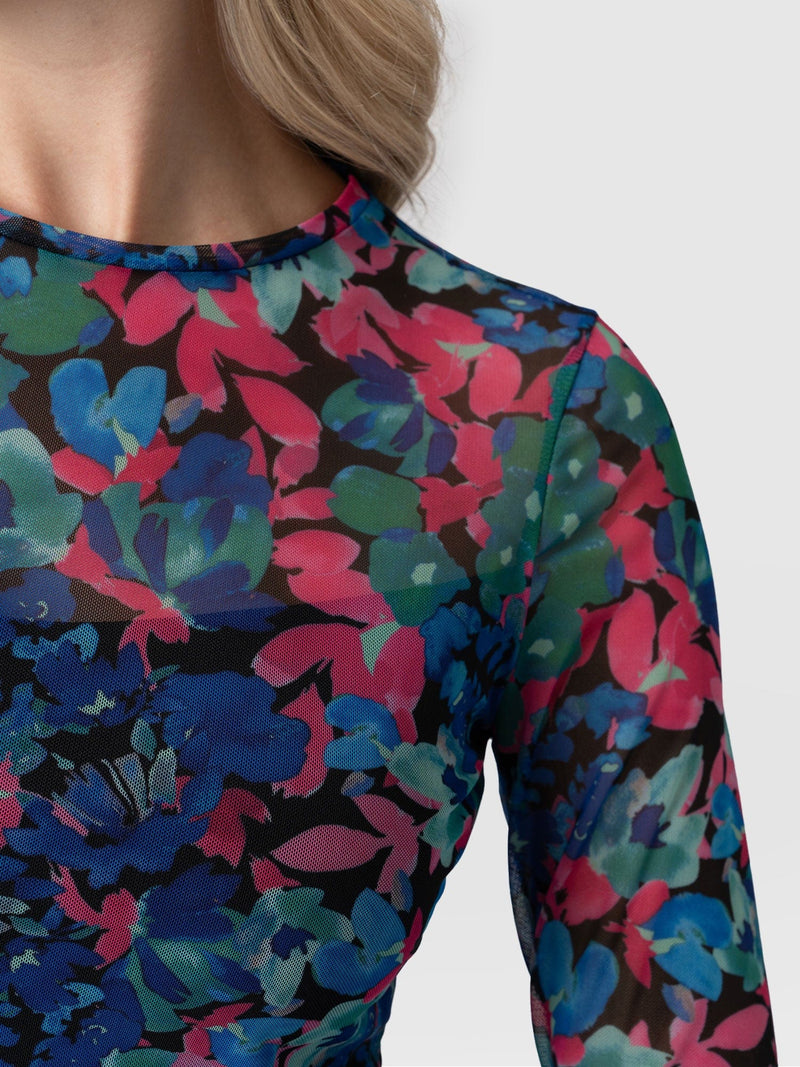 Runway Mesh Tee - Neptune Garden