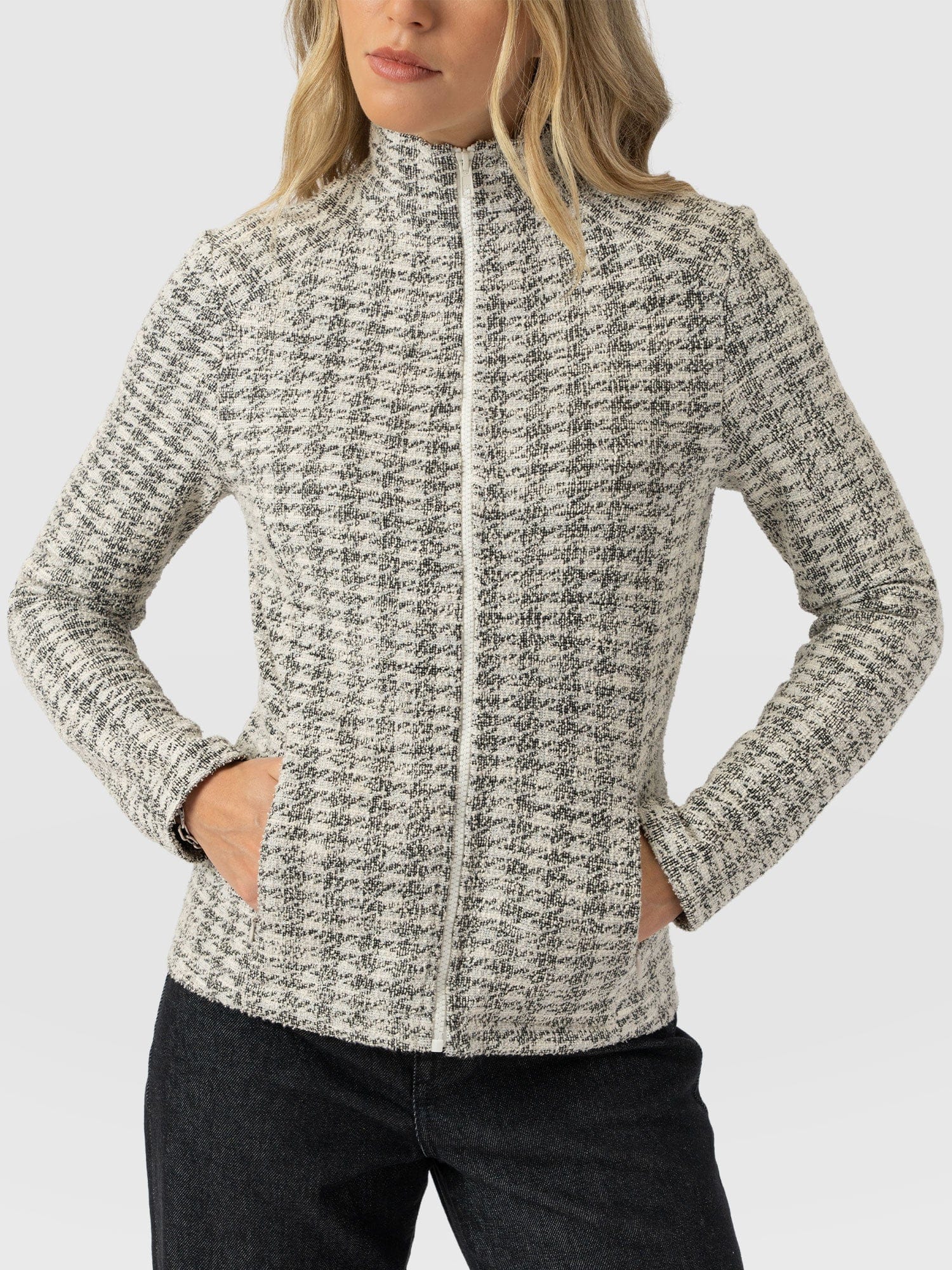 Keller Jacket - Cream Boucle - Women's Jackets | Saint + Sofia® UK