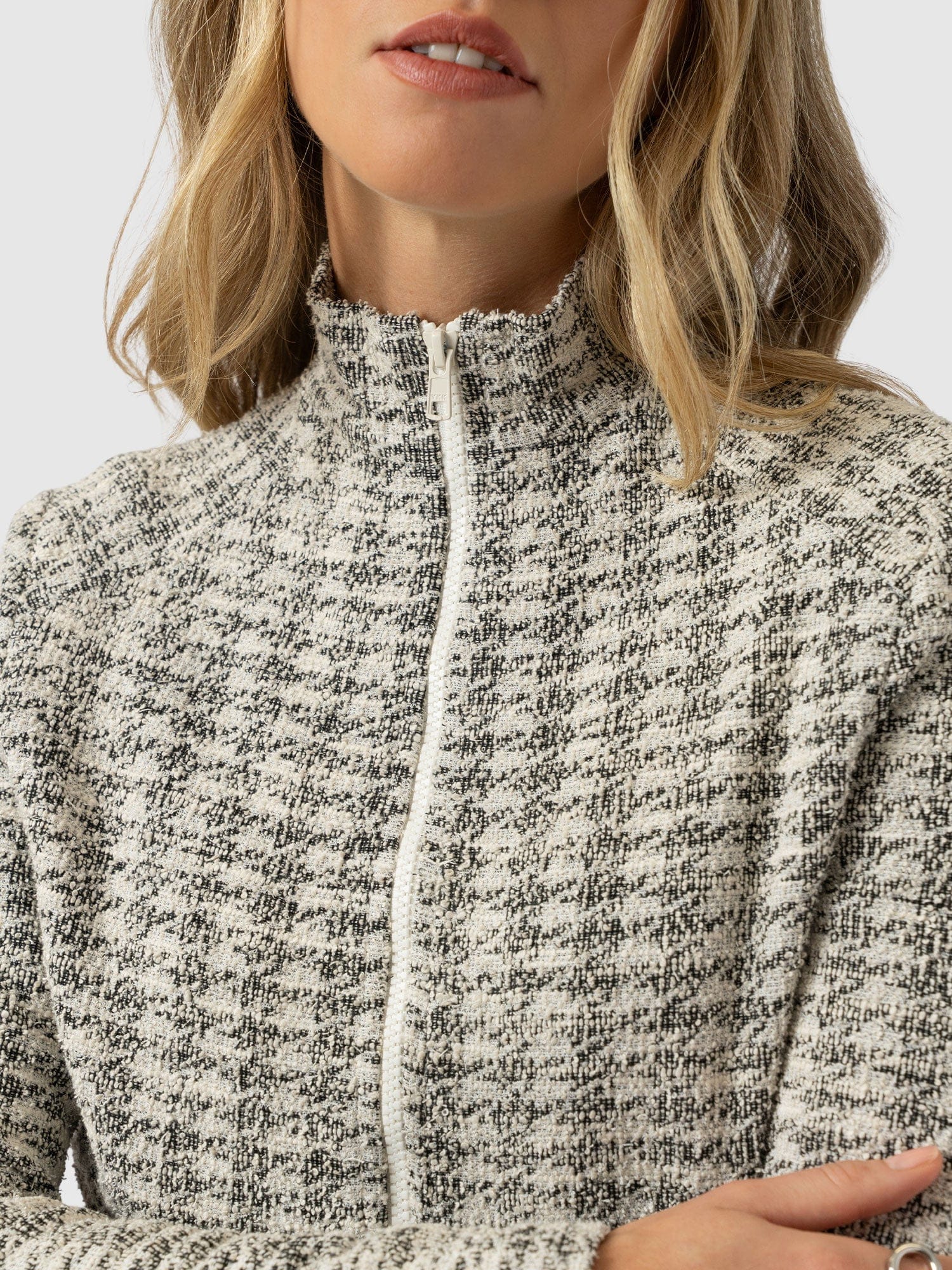 Keller Jacket - Cream Boucle - Women's Jackets | Saint + Sofia® UK