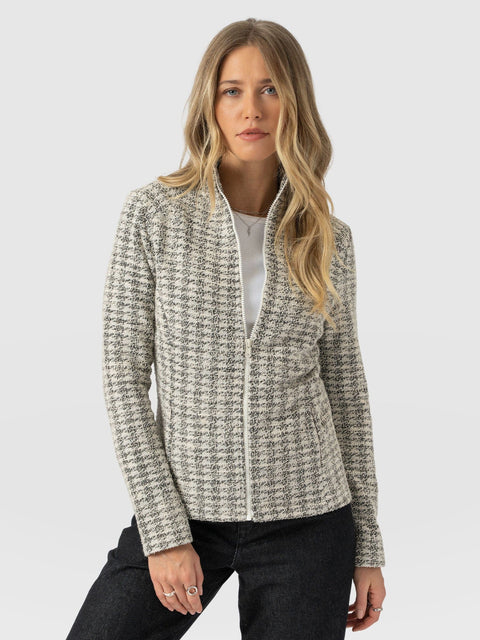 Keller Jacket - Cream Boucle - Women's Jackets | Saint + Sofia® UK
