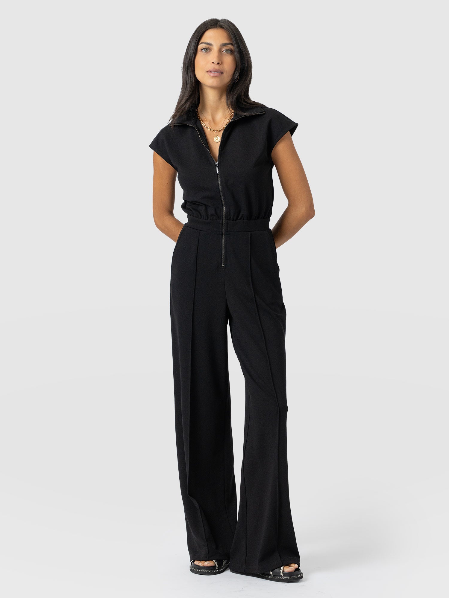 Keller Jumpsuit - Black - Women's Jumpsuits | Saint and Sofia® UK