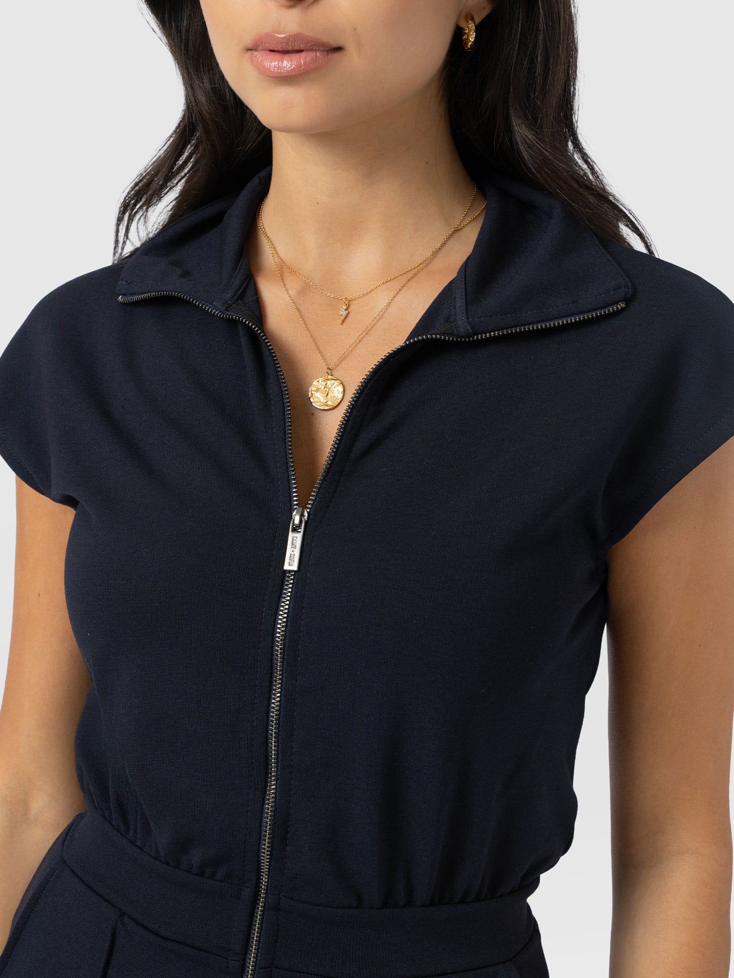 Keller Jumpsuit - Navy - Women's Jumpsuits | Saint + Sofia® UK