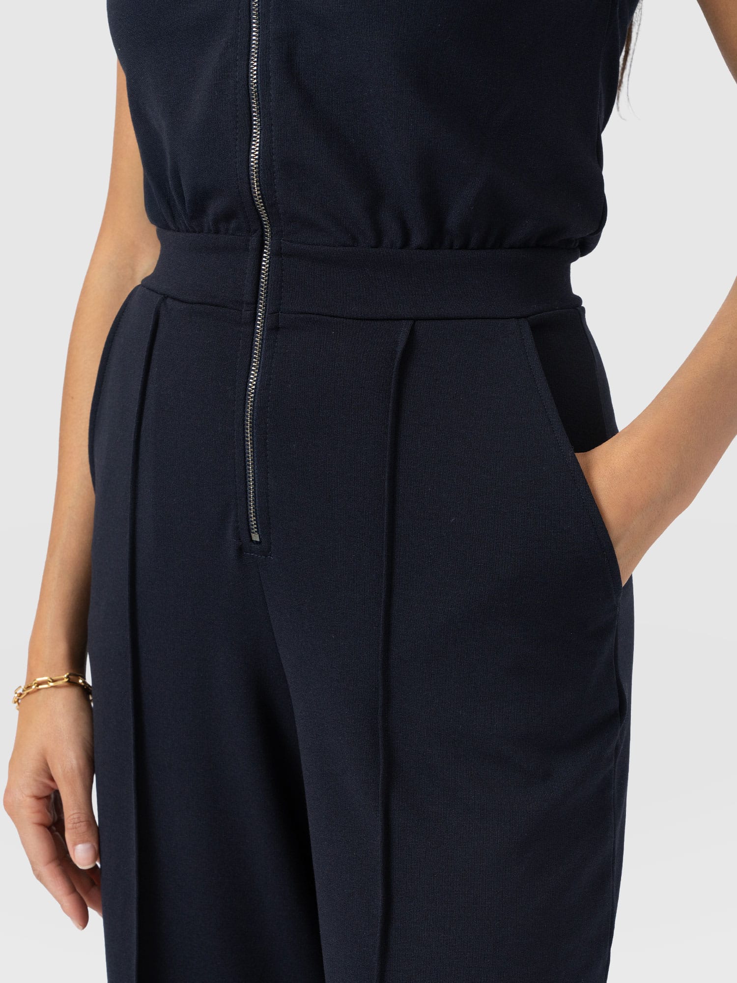 Keller Jumpsuit - Navy - Women's Jumpsuits | Saint + Sofia® UK