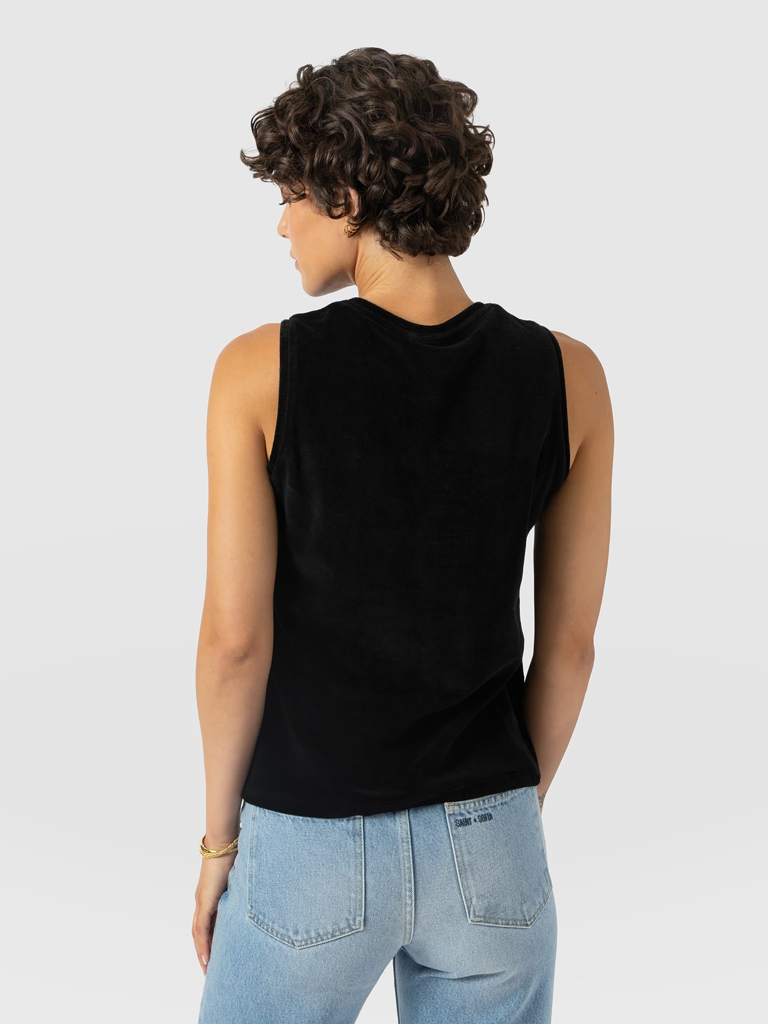 Keller Vest - Black Velvet