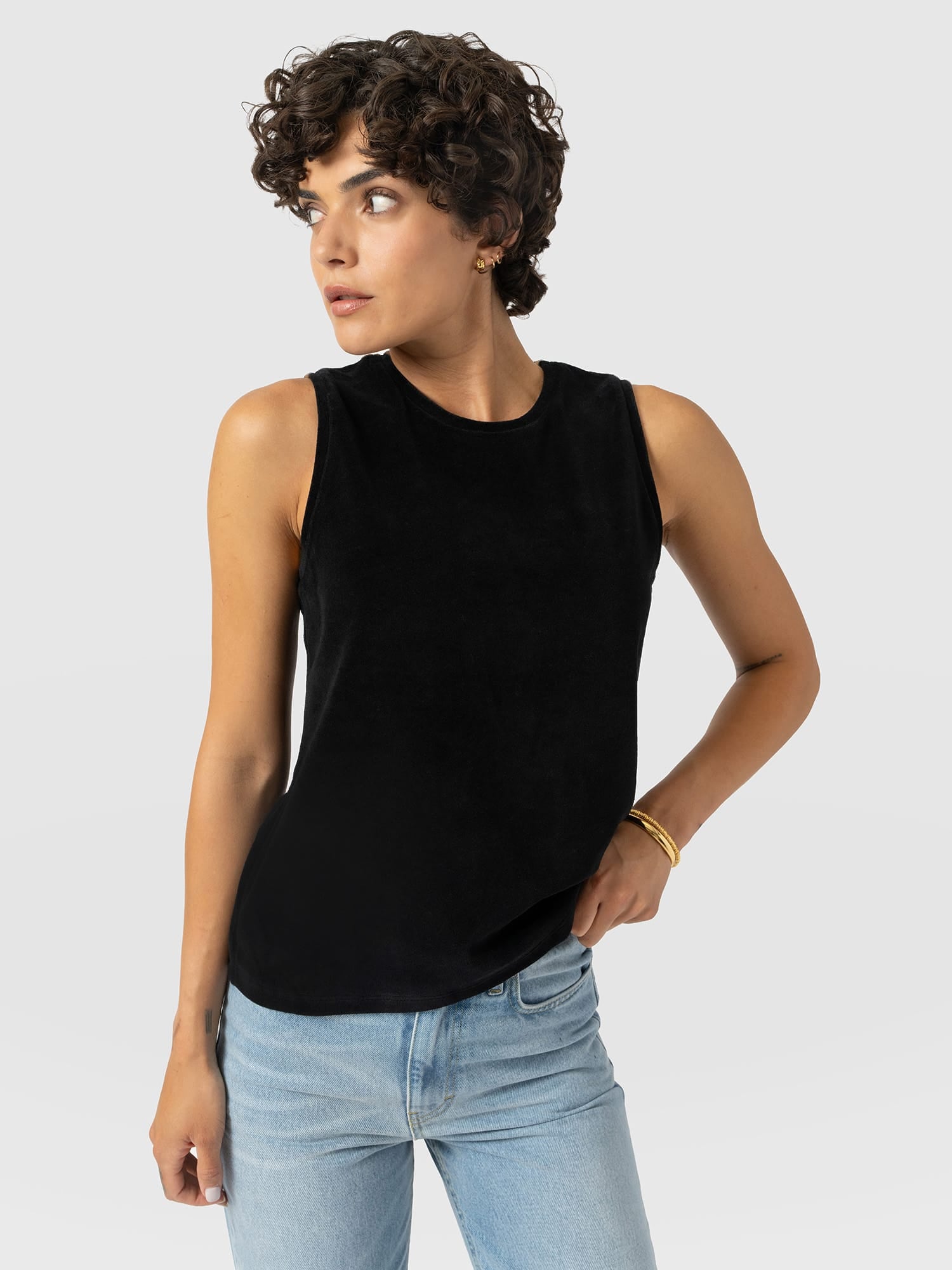 Keller Vest - Black Velvet