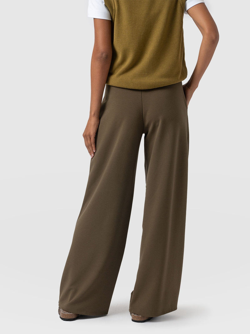 Keller Wide Leg Pant - Khaki