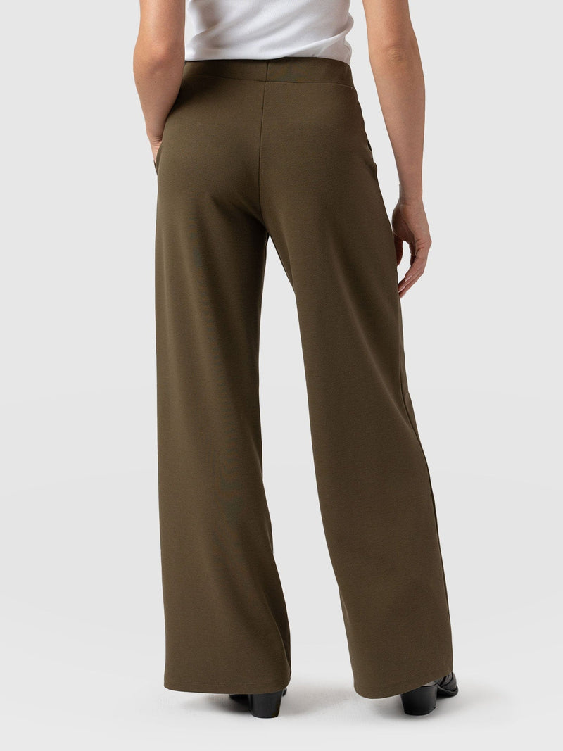 Keller Wide Leg Pant - Khaki