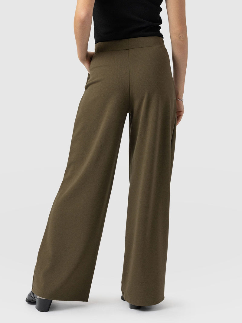 Keller Wide Leg Pant - Khaki