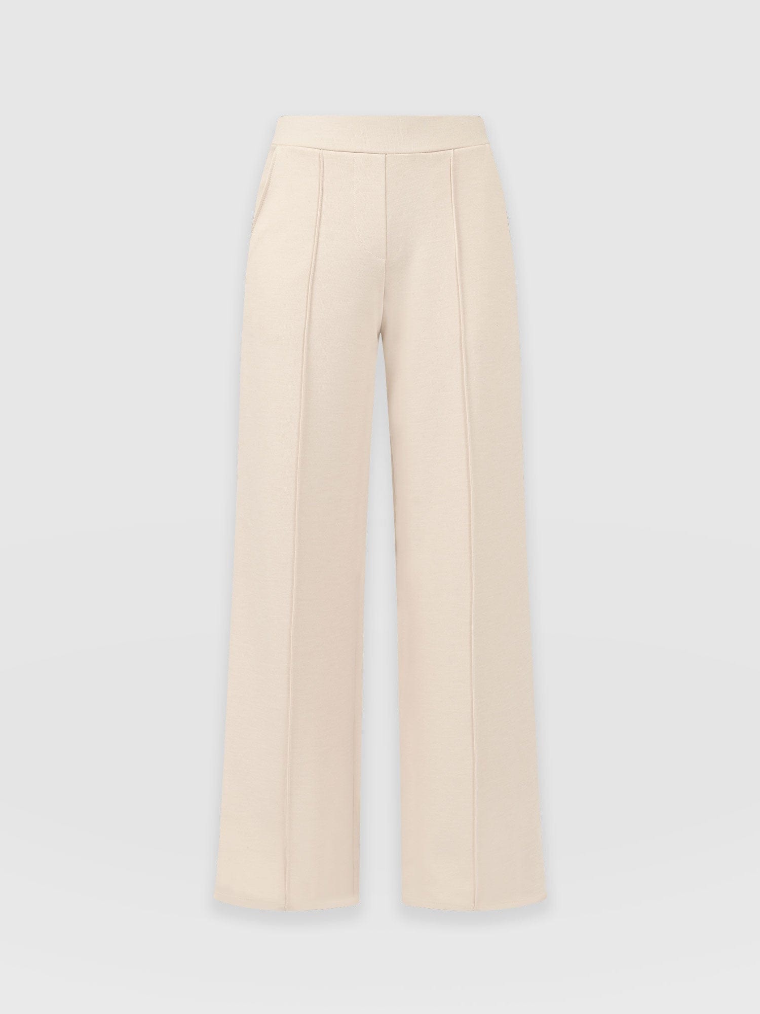 Keller Wide Leg Pant Light Beige - Women's Trousers | Saint + Sofia® UK ...