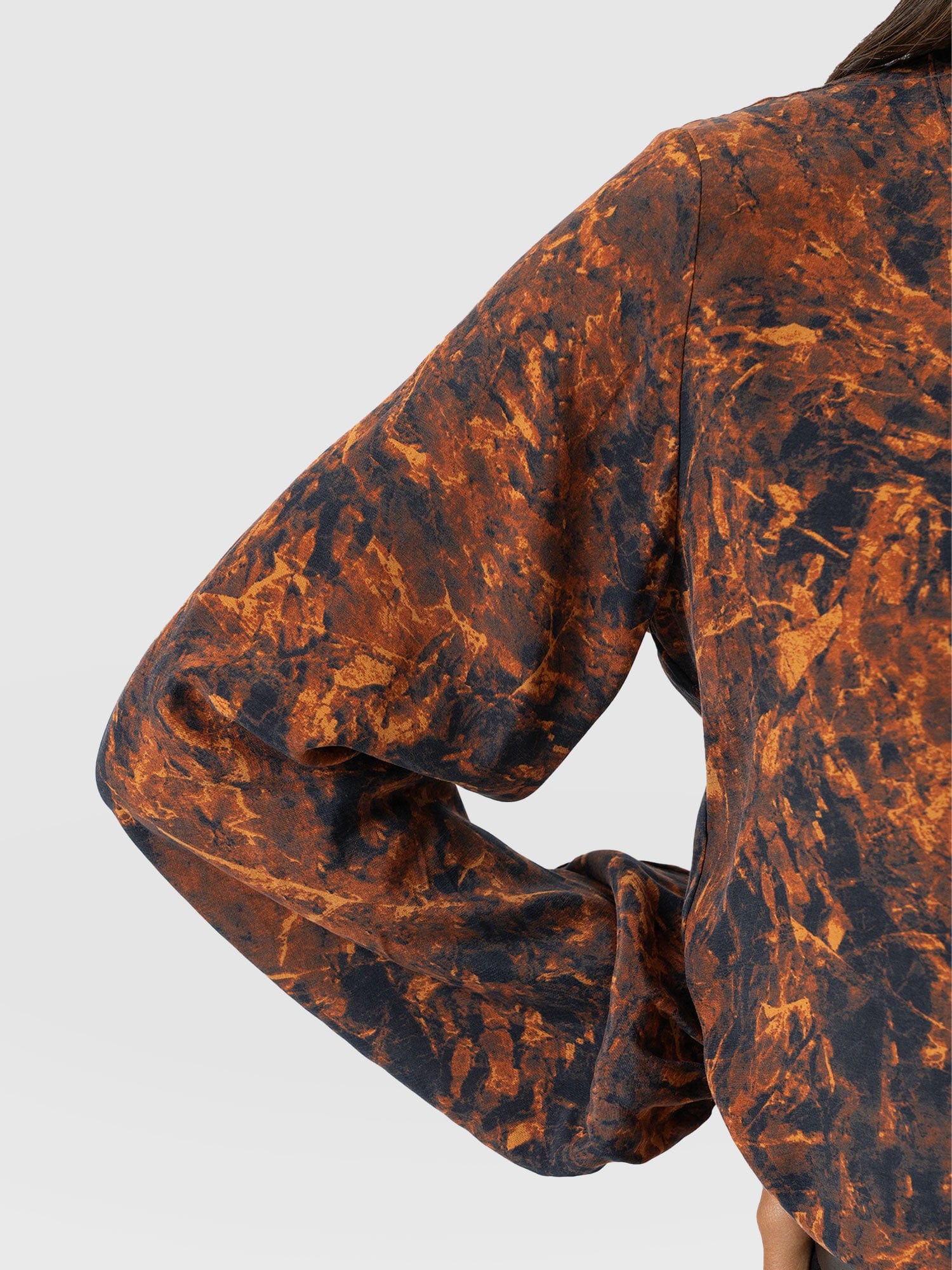Kristen Blouse - Brown Marble - Women's Blouses | Saint + Sofia® UK