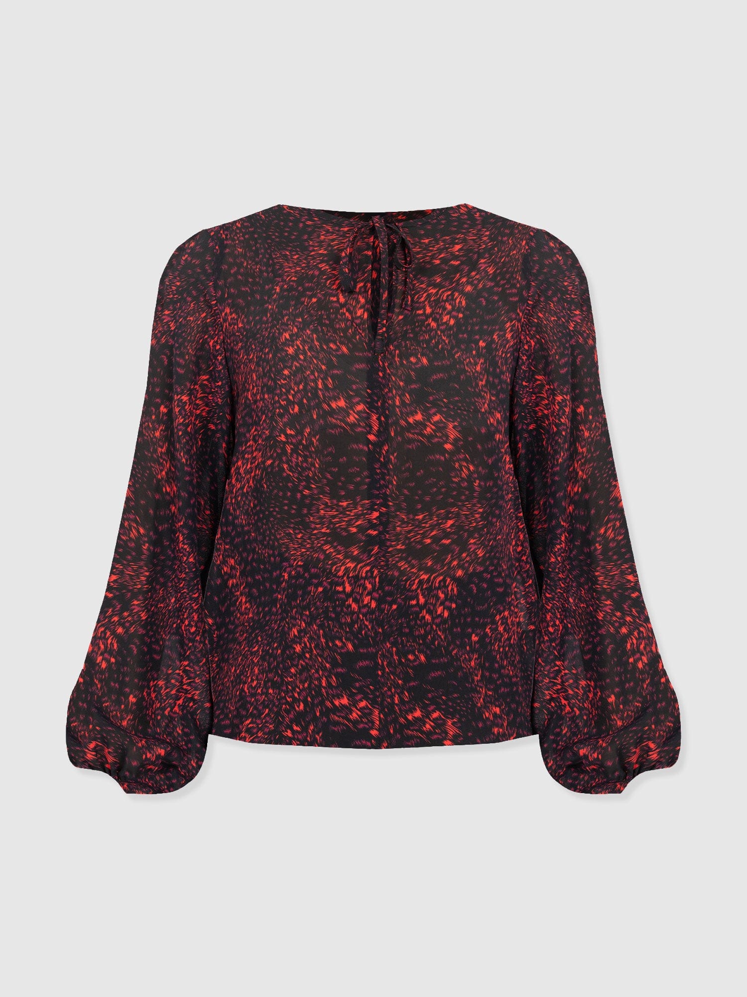 Kristen Blouse - Red Fade Spot - Women's Blouses | Saint + Sofia® UK