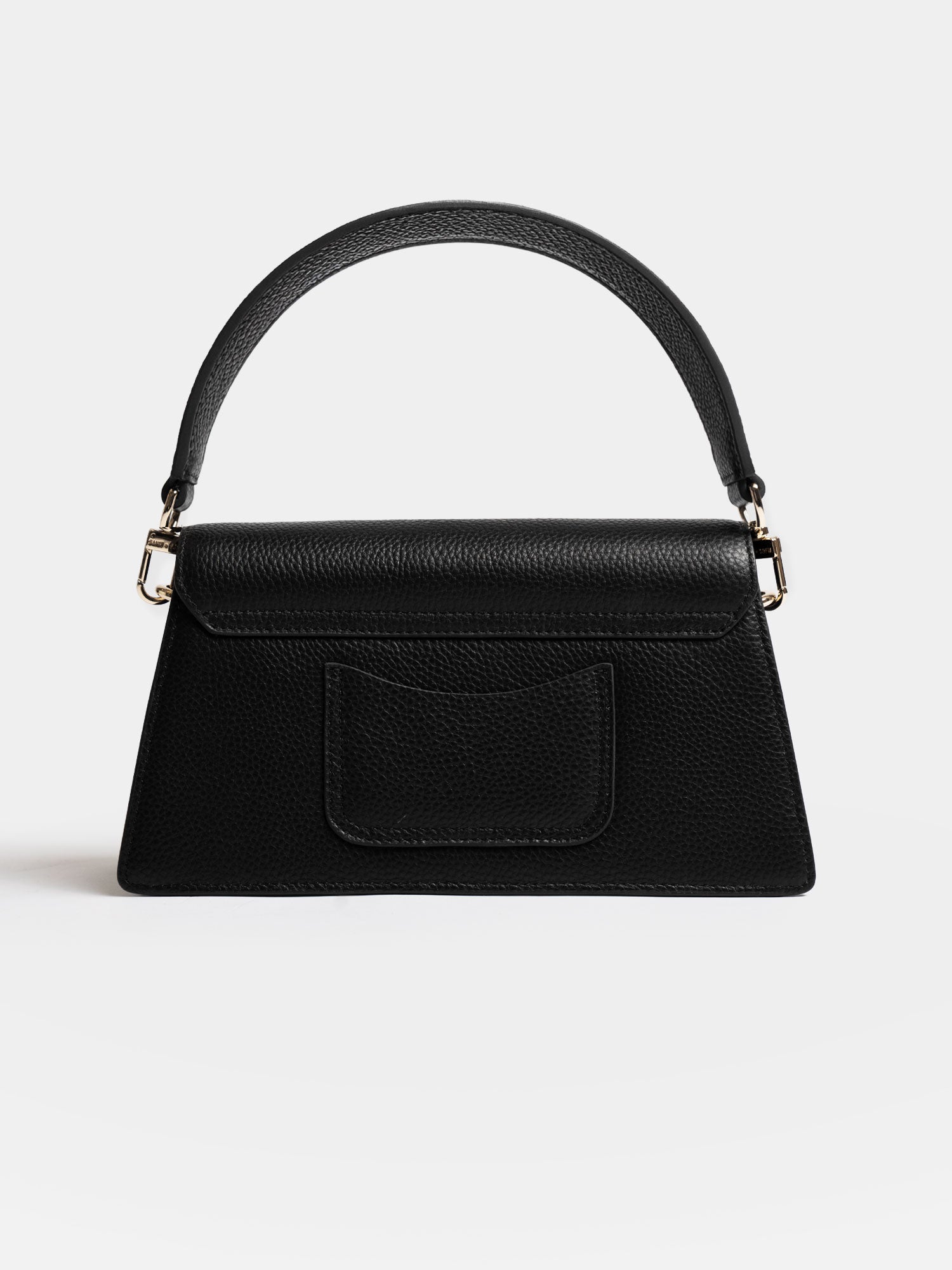 Lennox Half Flap Bag - Black