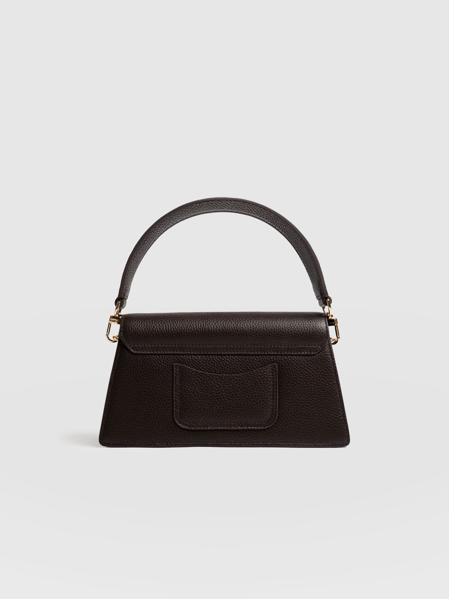 Lennox Half Flap Bag - Chocolate