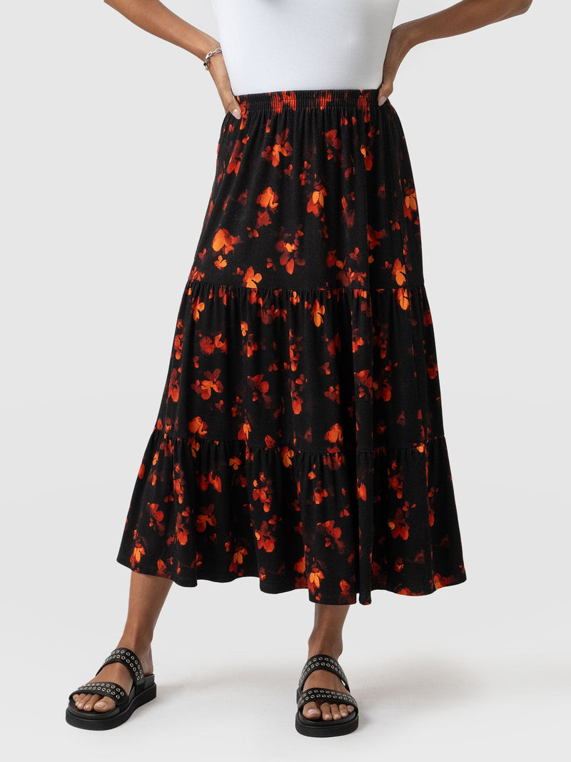 Greenwich Skirt - Red Aurora