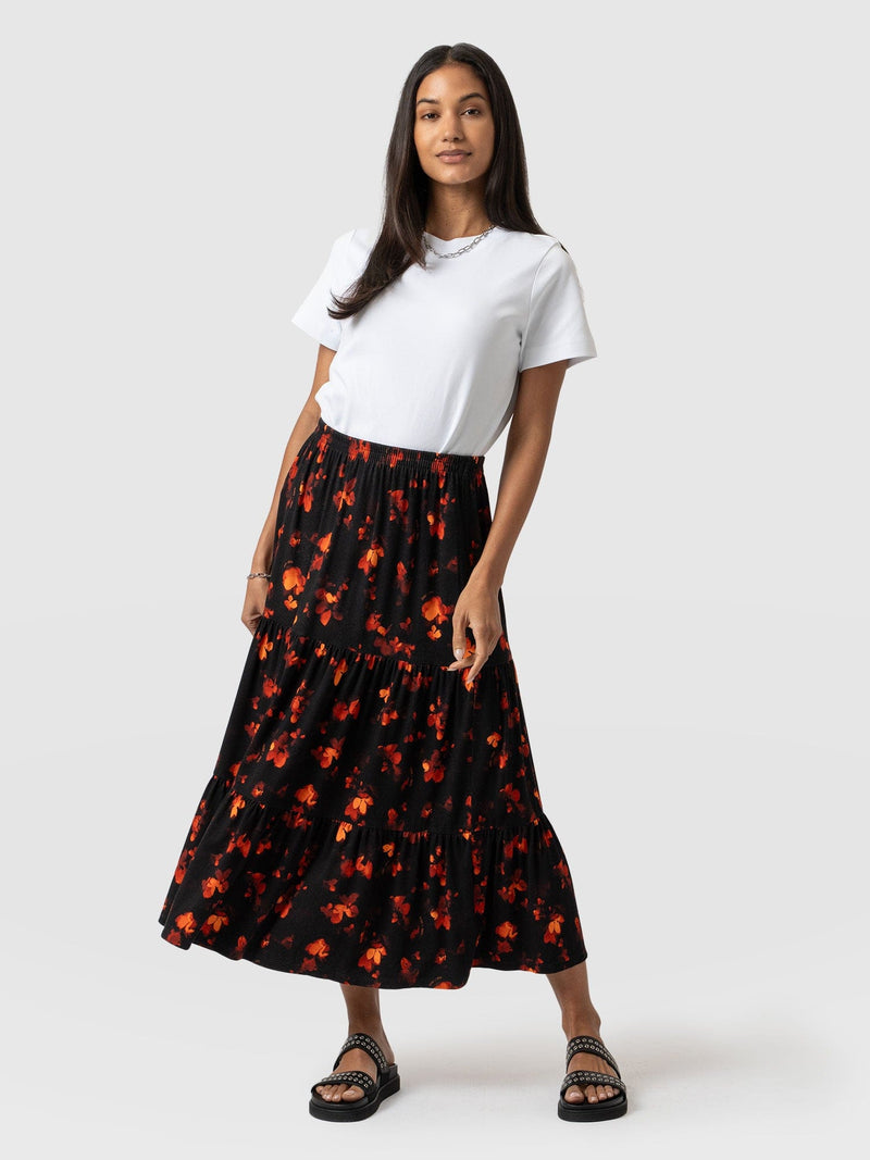 Greenwich Skirt - Red Aurora