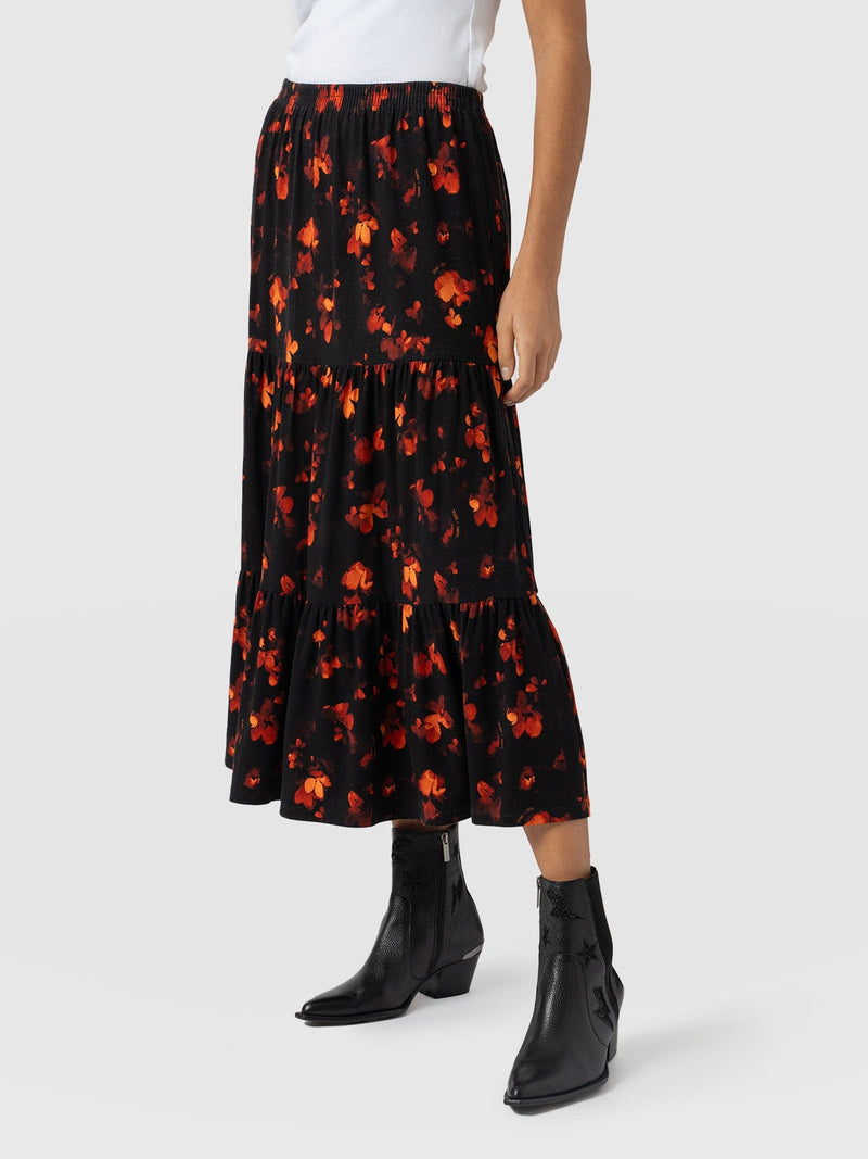 Greenwich Skirt - Red Aurora