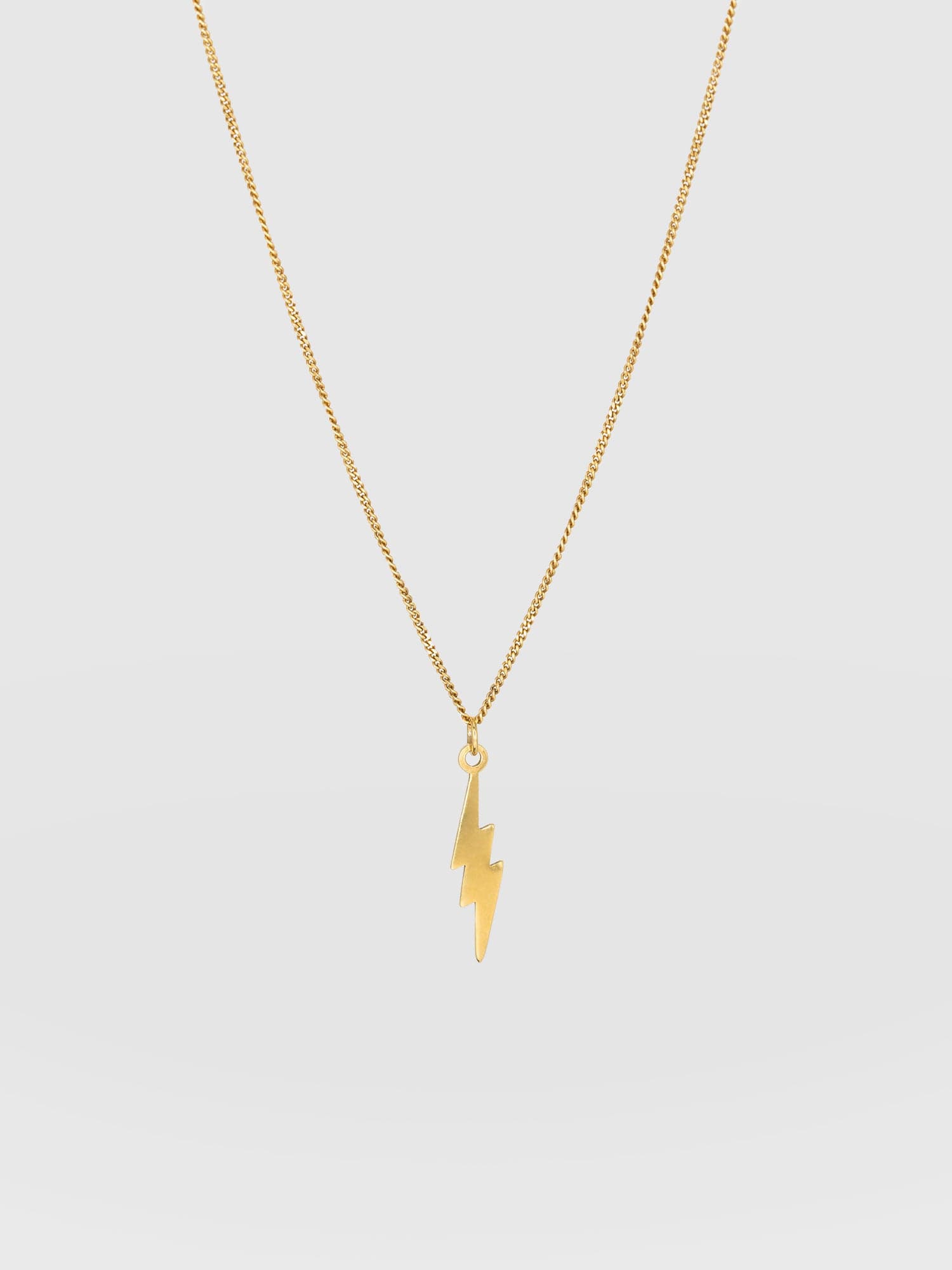Lightning Bolt Pendant Necklace Gold - Women's Necklaces | Saint + Sofia® UK
